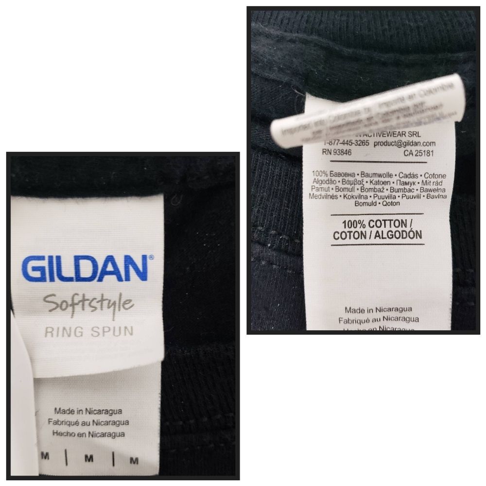 Gildan Morrissey Barbershop Graphic T-Shirt Men"s Medium Black 100% Cotton - Picture 4 of 6